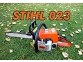 Stihl 023 Chainsaw Start-Up Test Cut