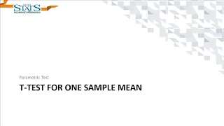 One Sample t-test for Means using Python