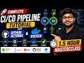 Complete Pipeline Tutorial with GitHub Actions Docker DevOps Masterclass