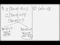 Math 122 3 6 College Algebra Tutorial Absolute Value Functions