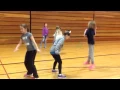 Chinese jump rope-criss cross pattern
