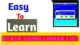 Data Structure Stack Using Linked List Part 1