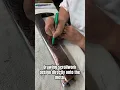 Drawing scrollwork directly onto the metal