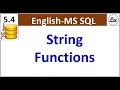 SQL String Functions
