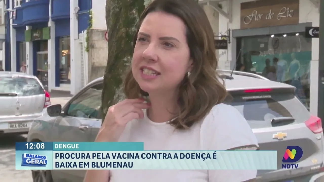 Procura pela vacina contra a dengue é baixa em Blumenau