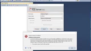 TITLE Connect to Server Cannot connect to localhost