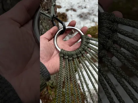 DIY Paracord Hammock 🌲
