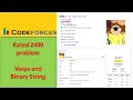Leetcode Remove Boxes Codeforces Div2 E 2400 Vasya and Binary String