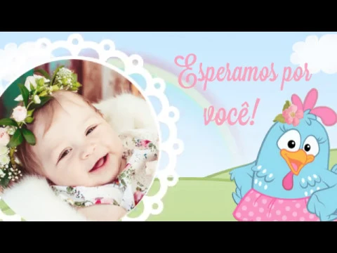 CONVITE ANIMADO GALINHA PINTADINHA CANDY COLORS