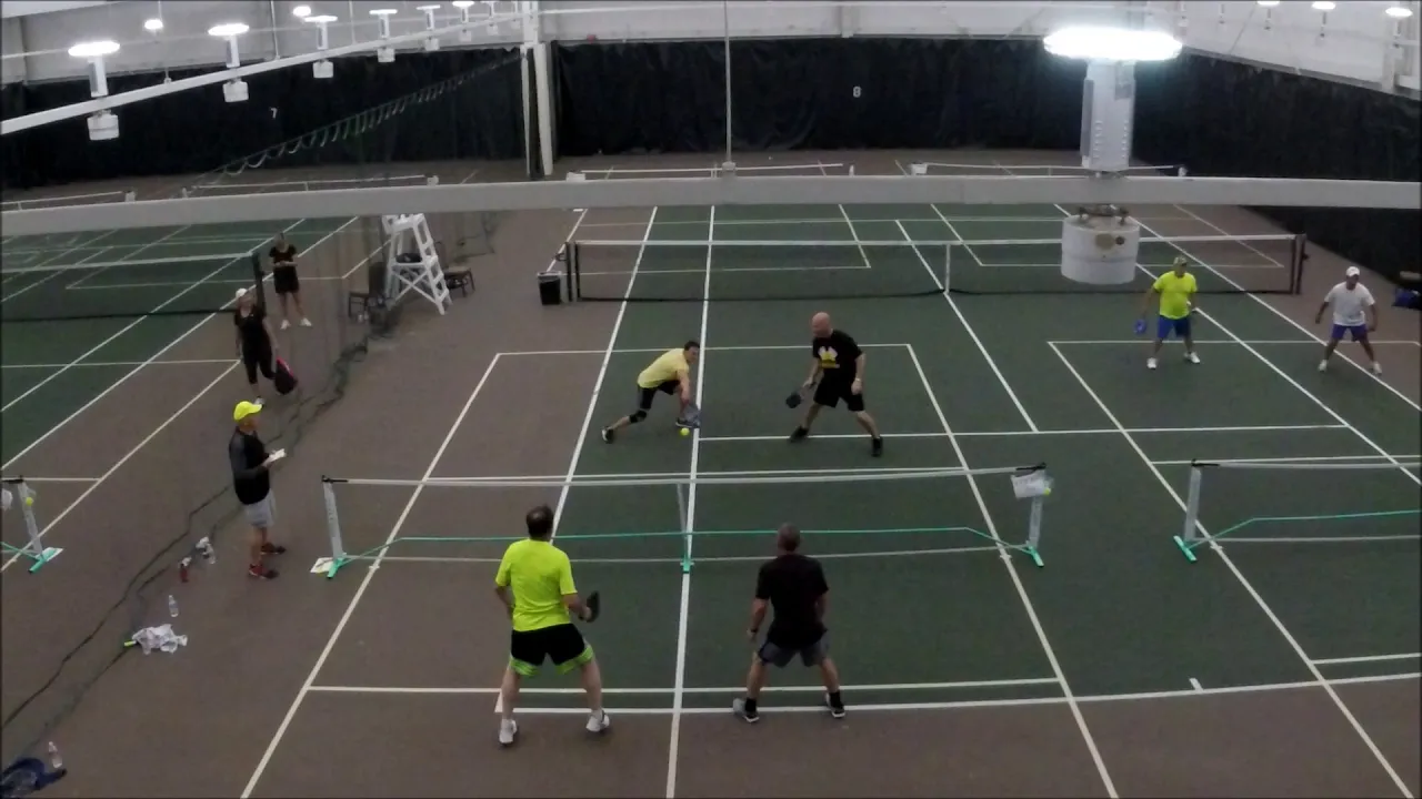 Big Easy Pickleball tournament Brent Roy/Shane Edwards vs Greg Eisman/Rob Mcarthy