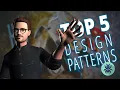 The only 5 design patterns you will need in 90 of your work and 1 you should avoid