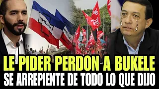 DIOS MIO ARENERO LE PIDE PERDON A NAYIB BUKELE POR TODO LO QUE  LO QUE DIJO DE EL