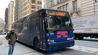 Yonkers-Getty Sq Bound 2021 Prevost X3-45 1479 BxM3 Express Bus From 29th St To Yonkers-Getty Square