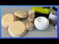 2 Rustic Pedestal Candle Holders Home Decor DIY Quick Easy Craft