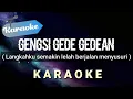 Download Lagu [Karaoke] GENGSI GEDE GEDEAN (langkahku semakin lelah berjalan menyusuri) | Karaoke