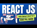 Building a Login Signup System in React with Local Storage Part 2