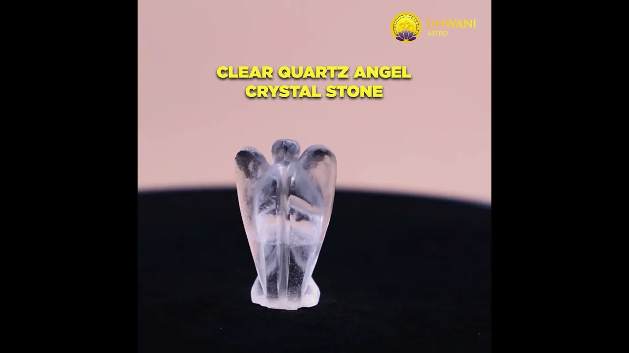 Clear Quartz Angel Crystal Stone - Abhimantrit