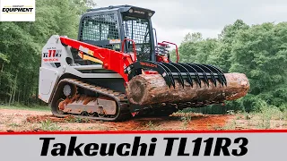 Takeuchi TL11R3 Compact Track Loader Walkaround New EH Controls and Undercarriage Design