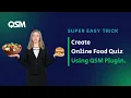 How to Create a Food Quiz in WordPress QSM