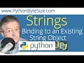 Binding to an Existing Python String Object