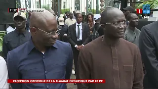 CÉRÉMONIE DE RÉCEPTION DE LA FLAMME OLYMPIQUE JOJ DAKAR 2026