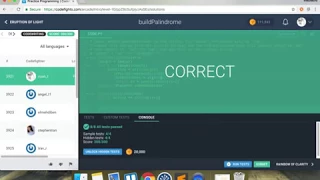 BuildPalindrome - Codefights