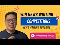 How to Win News Writing Competitions Writing a Newspaper Article