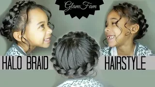 Children's Halo Braid (For the Father Daughter Dance!) | Children's Hairstyles
