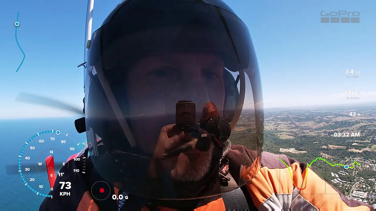 Byron Bay Gyro Copter Birthday Flight - Jan 2019