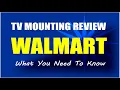 Walmart TV Mounting Should I Use it