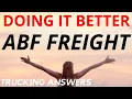 Trucking Company Doing it Better ABF Freight