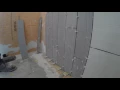 HOW TO INSTALL VERTICAL ACCENT ROW WITH TILE - LARGE FORMAT MODERN TILE SHOWER PART 2 DIY