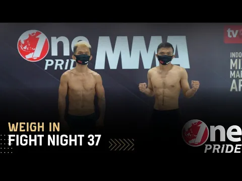 Guardiola Lumihi vs Apep Hernawan | Weigh In One Pride MMA Fight Night 37