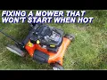 Fixing An Ariens Mower That Won t Start When Hot