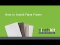Installing a False Drawer Front
