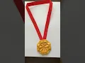 Make easy paper medals at home for kids