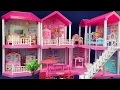 Download Lagu 9 Minutes Satisfying with Unboxing Pink Barbie House Playset Review Toys | ASMR