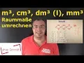 Converting units of measurement Room dimensions m dm cm mm and liters Lehrerschmidt