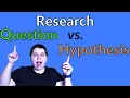 Research Question vs Hypothesis how to convert research questions into hypotheses