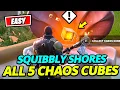 How to EASILY Find and Collect ALL CHAOS CUBES in Squibbly Shores - Fortnite