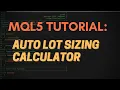 MQL5 Coding Tutorial - Auto Lot Sizing Calculator