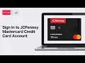 Sign In Jcpenny Mastercard Credit Card Account for Online Payment
