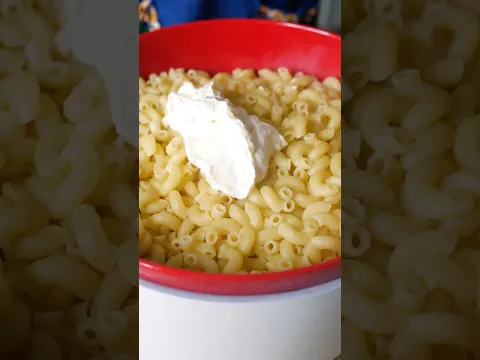 Quick! Macaroni and mayo   #shorts