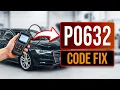 How To Fix P0632 code - Odometer Not Programmed