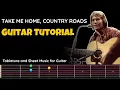 Download Lagu Take Me Home, Country Roads – John Denver |Tutorial | Tomplay || Guitar Play-Along
