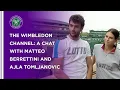 Matteo Berrettini And Ajla Tomljanovic Chat To The Wimbledon Channel Wimbledon 2021