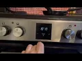kenwood oven clock reset