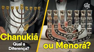 Qual a DIFERENÇA entre MENORÁ e CHANUKIÁ? - Os tipos de Castiçais Judaicos!