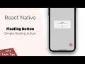 React Native Floating Button