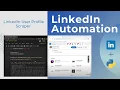 LinkedIn User Profile Scraper LinkedIn Automation - Python DataKund